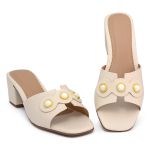Tamanco Perola Star Off White