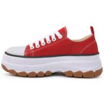 Tênis Cano Baixo Lona Star Vermelho