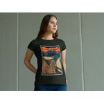 T-shirts Feminina Camiseta Baby Look Quadro
