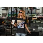 T-shirts Feminina Camiseta Baby Look Frase This Cat