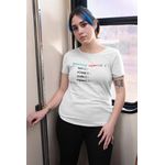 T-shirts Feminina Camiseta Baby Look Frase Repeat Function