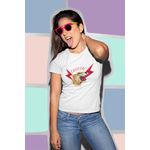 T-shirts Feminina Camiseta Baby Look Crucial