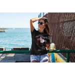 T-shirts Feminina Camiseta Baby Look Just Sit Relax Back