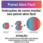 Painel Redondo Abre Fácil Tema Ben 10