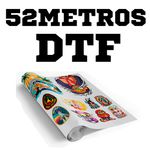 52 Metros Estampa Folha Dtf 100x55