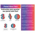 Painel Redondo Abre Fácil Tema Safari Aquarela