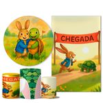 Trio Capas + Painéis Casado Tema A Tartaruga e a Lebre