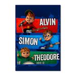Painel Retangular Tema Alvin E Os Esquilos