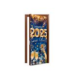 Capa de Porta Veste Facil Com Elástico Tema Ano Novo 5