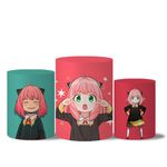 Trio Capas Cilindro Tema Anya Forger Veste Fácil