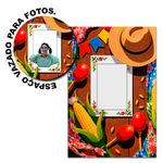 Painel Vazado Retangular Tema Arraia Pintura