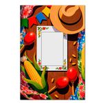 Painel Vazado Retangular Tema Arraia Pintura