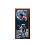 Capa de Porta Veste Facil Com Elástico Tema Astronauta Americano