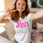 Camisetas T-shirts Feminina Baby Look Ken