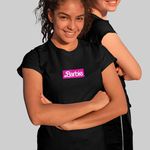 Camisetas T-shirts Feminina Baby Look Barbie