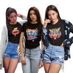 Kit 3 Camisetas T-shirts Feminina Baby Look MOD12