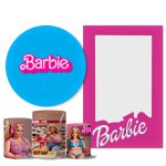 Trio Capas + Painéis Casado Tema Barbie Plus Size