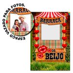 Painel Retangular Vazado Tema Barraca do Beijo 1