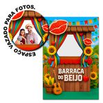 Painel Retangular Vazado Tema Barraca do Beijo 2