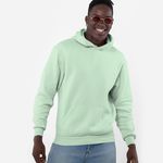 Blusa Moletom Casual Adulto Menta