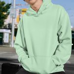 Blusa Moletom Casual Adulto Menta