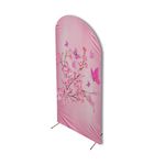 Capa Painel Romano Tema Borboleta Rosa