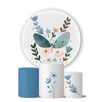 Kit Painel Cilindro Tema Borboleta Nova 2