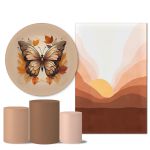 Trio Capas + Painéis Casado Tema Borboletas 11