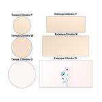 Kit Painel Cilindro Tema Borboletas 6