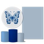 Trio Capas + Painéis Casado Tema Borboletas 7