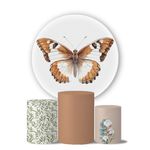 Kit Painel Cilindro Tema Borboletas 8