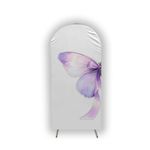 Capa Painel Romano Tema Borboletas Lilas