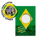 Painel Vazado Retangular Tema Brasil