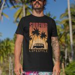 Camiseta Premium Surfing Lifestyle Preta
