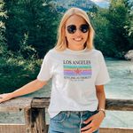 Camiseta Premium Los Angeles Branca