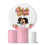 Kit Painel Cilindro Tema Chá 10