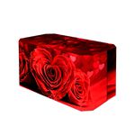 Capa de Mesa Tema Dia Dos Namorados Rosas Vermelhas