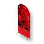 Capa Painel Romano Tema Dia Dos Namorados Rosas Vermelhas