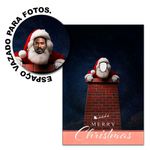 Painel Vazado Retangular Tema Feliz Natal 1