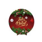 Painel Redondo 50x50 Feliz Natal 1
