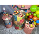 Trio Capas Cilindros Festa Junina 6 Veste Fácil C/ Elástico