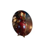 Painel Redondo 50x50 Homem De Ferro