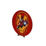 Painel Redondo 50x50 Homem De Ferro 3