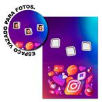 Painel Vazado Retangular Tema Instagramavél
