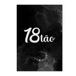 Kit Casado Veste Fácil Trio de Capas Cilindros + Painel Redondo + Painel Retangular Tema O famoso 18tão Branco