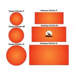 Trio Capas Cilindros + Painel Veste Fácil Alvorada