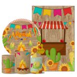 Trio Capas + Painéis Casado Tema Arraia