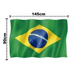 Bandeira do Brasil Alta Resistência 1,45x0,90cm