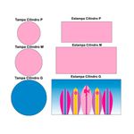 Trio Capas Cilindros + Painel Veste Fácil Barbie 10