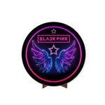 Painel Redondo 50x50 Veste Fácil Black Pink 2